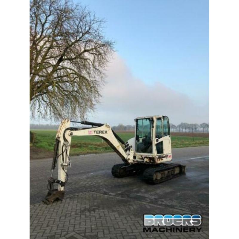 terex tc 50 minigraver , graafmachine 2008 , 2788 Uren