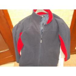 Gevoerd Fleece Vest - Blauw - M