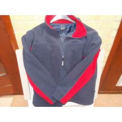 Gevoerd Fleece Vest - Blauw - M