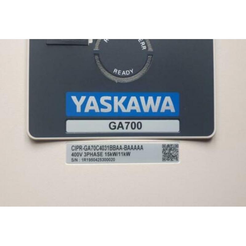 Yaskawa GA700 frequentieregelaar 15kW / 11kW 400V