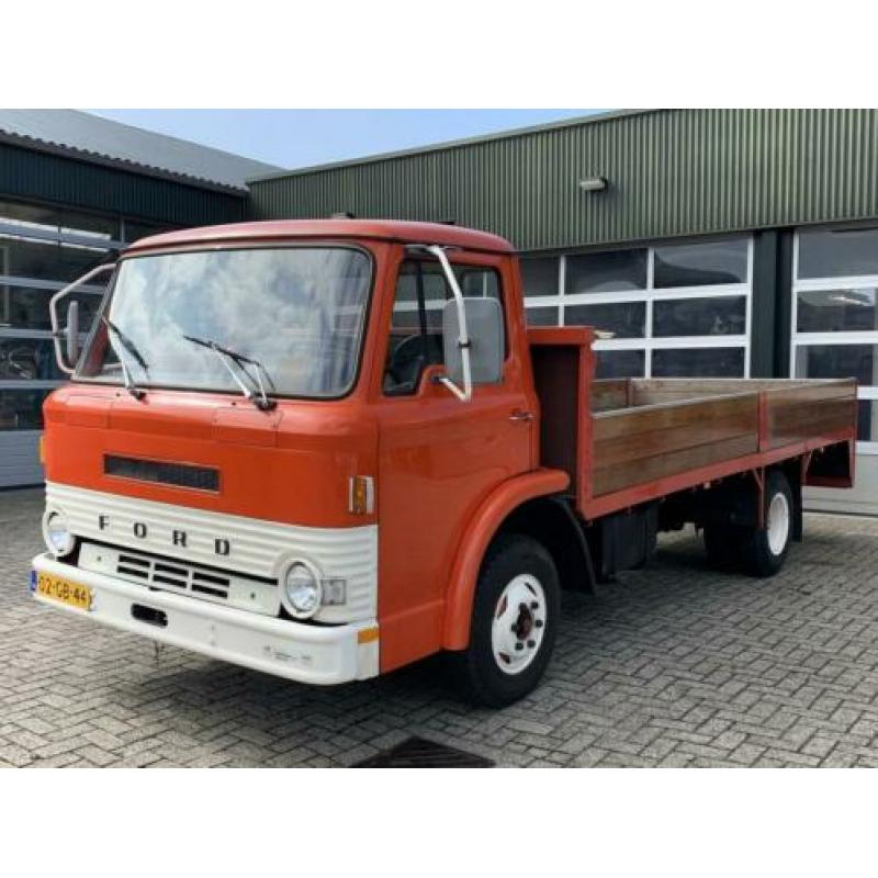 Ford D0707 Ford Custom D 0707 55 kw open laadbak pick up zee