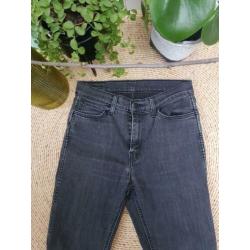 Levi's high waisted skinny jeans maat 28 grijze spijkerbroek