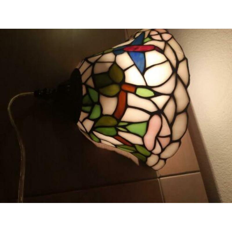 Tiffany wandlamp muurlamp glas en lood