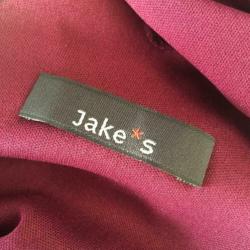 Bordeaux rode jurk, maat XS, Jake*s