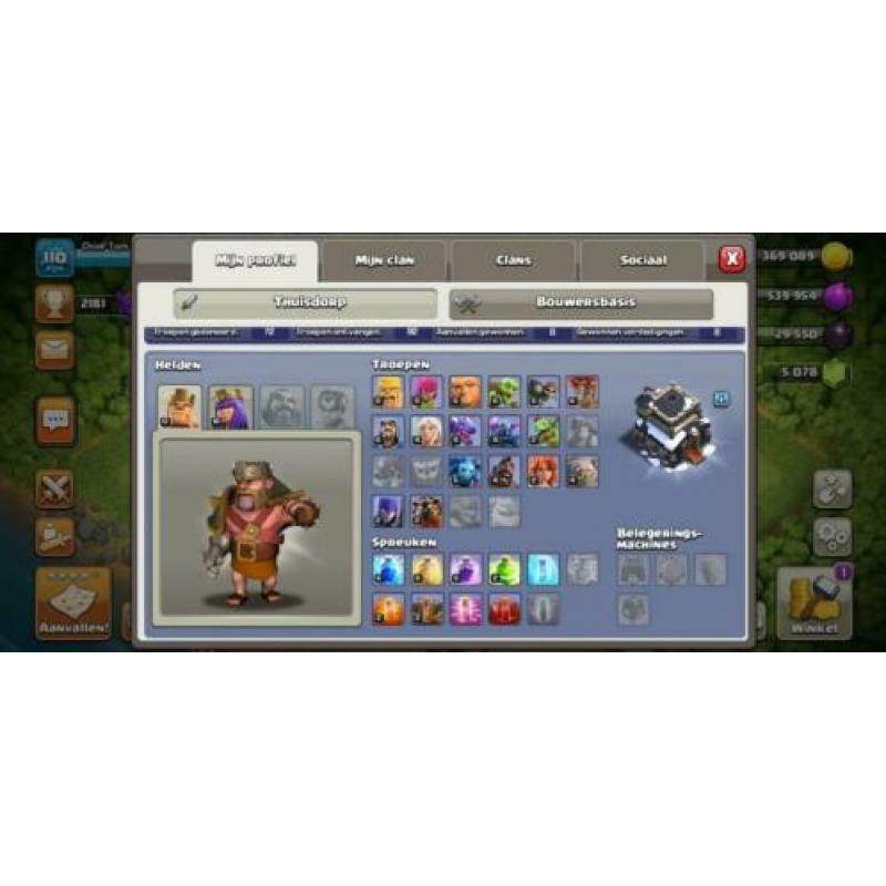 Clash of clans account