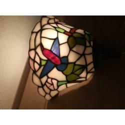 Tiffany wandlamp muurlamp glas en lood