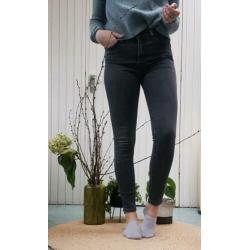 Levi's high waisted skinny jeans maat 28 grijze spijkerbroek