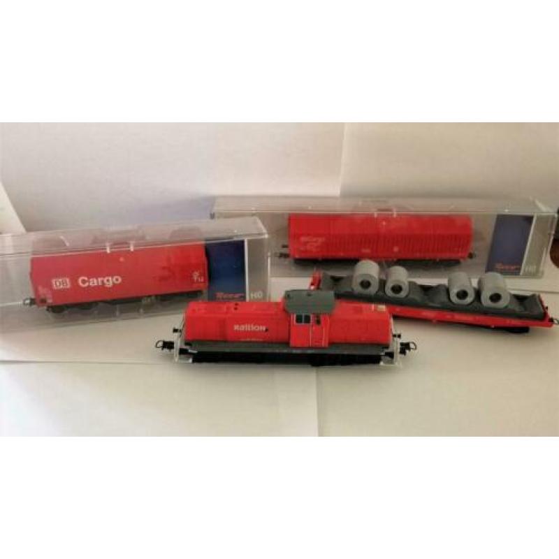 roco startset 41346 met BR 294 Railion dieseltrein