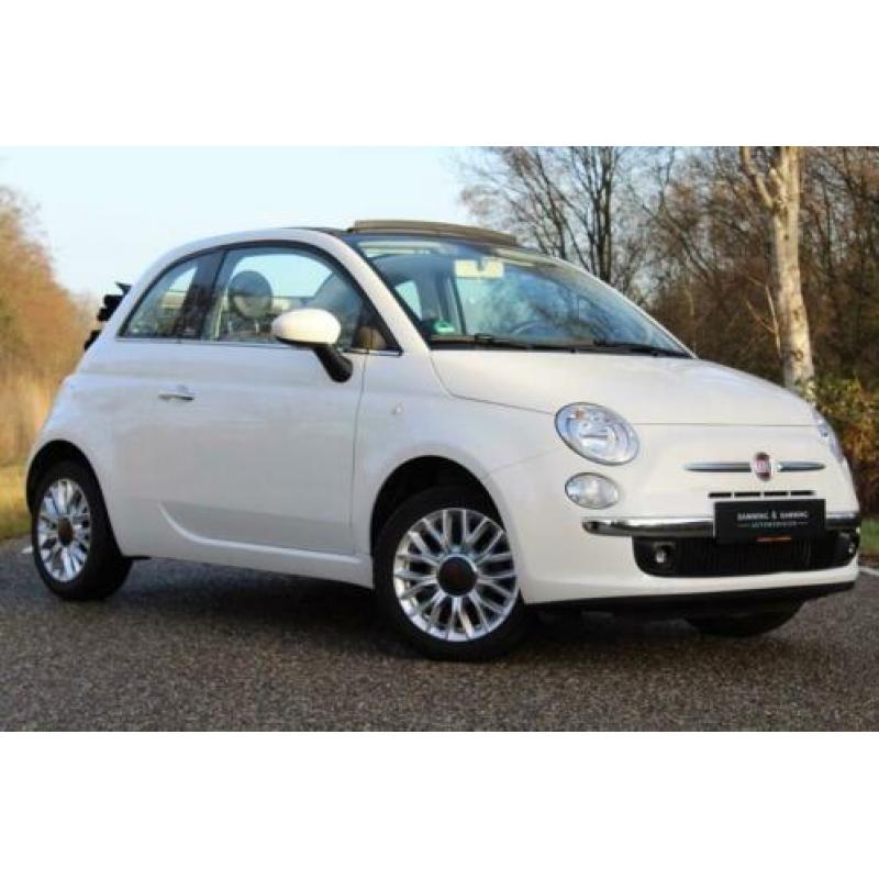 Fiat 500 C 1.2 Cabrio Airco Navigatie Stoelverwarming 4-Cili