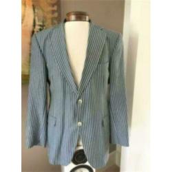 Tommy hilfiger blauwe streep blazer jasje colbert large bcbc