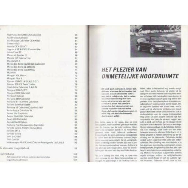 Cabrio’s, Op vier wielen uit je dak – ISBN 90-389-0207-7