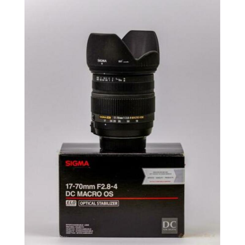 (NIKON F) Sigma 17-70mm f2.8-4 DC MACRO OS +Hoya UV filter