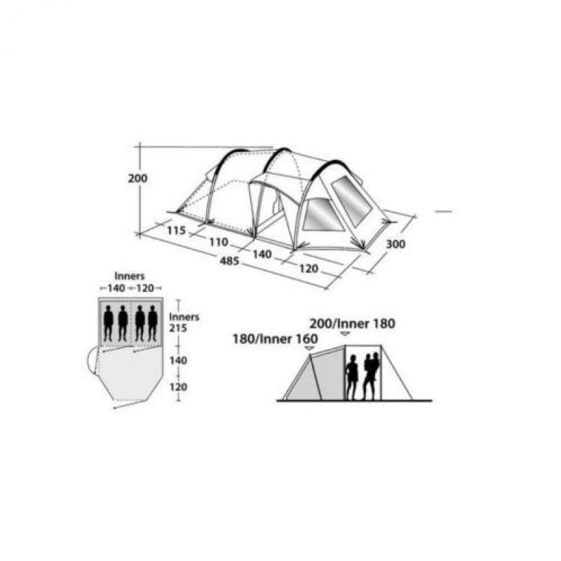 Outwell Nevada 4 - top kwaliteit familie tent