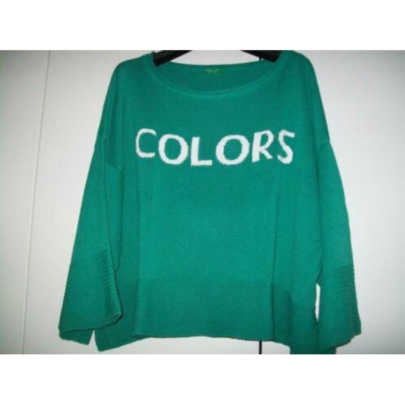 Benetton groene trui mt.XL