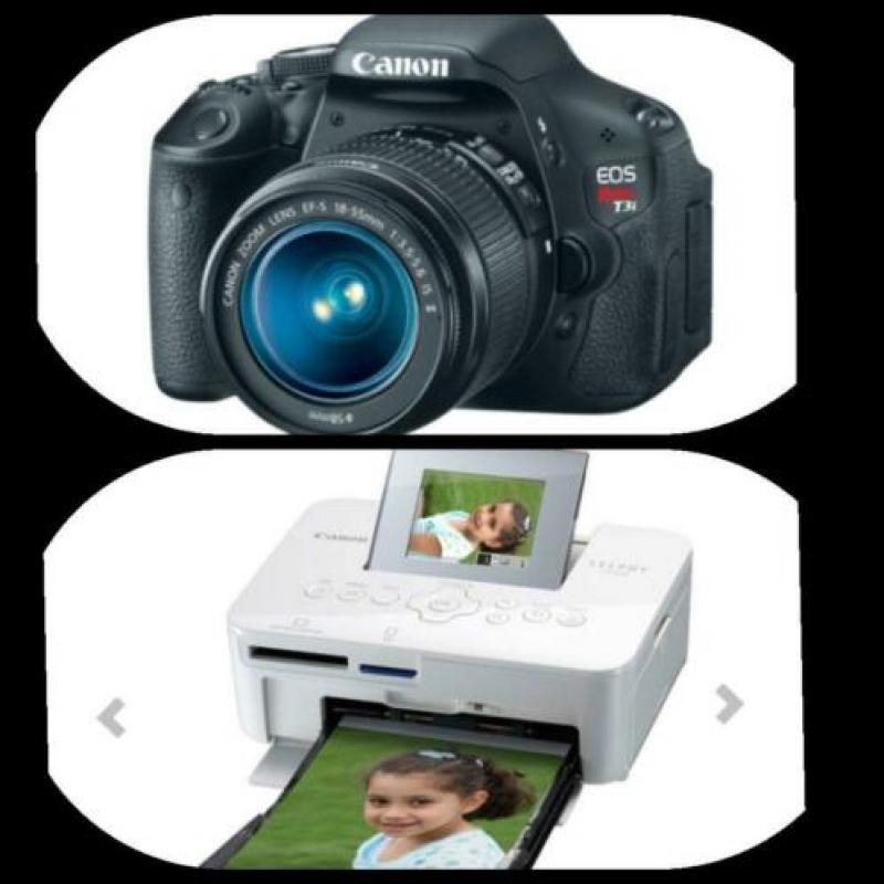 canon spiegerelreflexcamera en canon fotoprinter