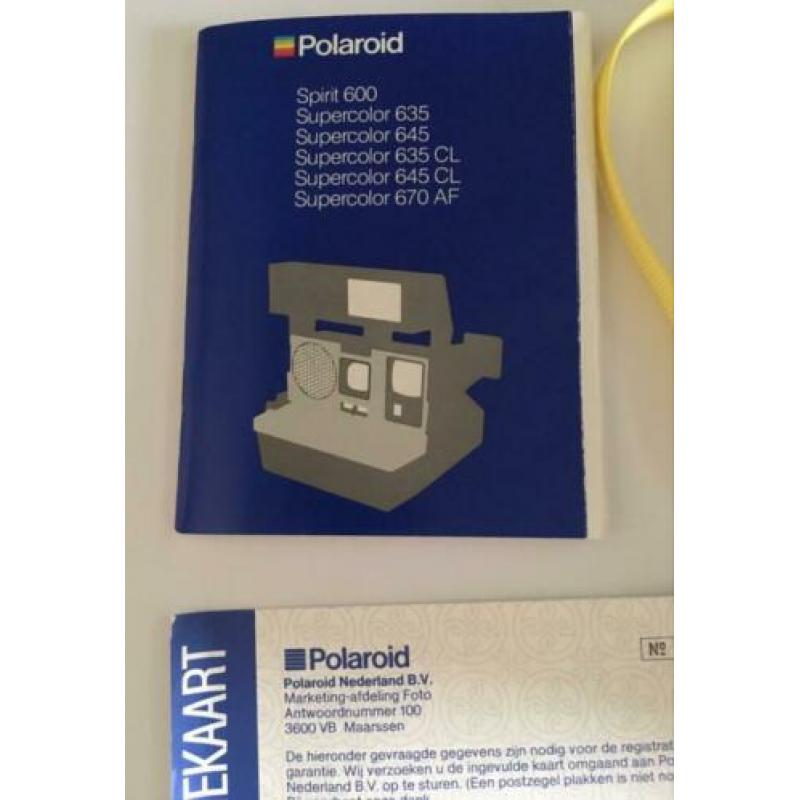 Polaroid Supercolor Esprit Blauw Geel ONGETEST