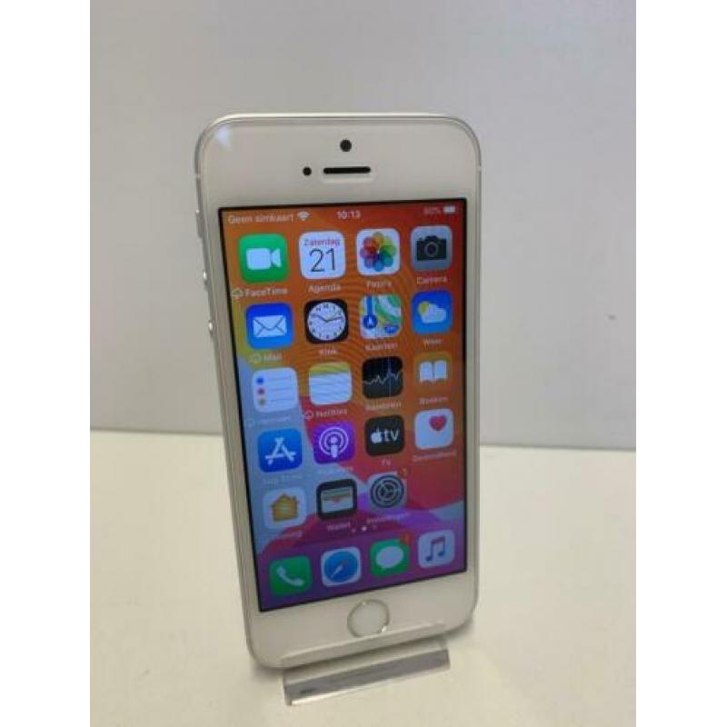 iphone SE 16GB silver I ZGAN MET GARANTIE