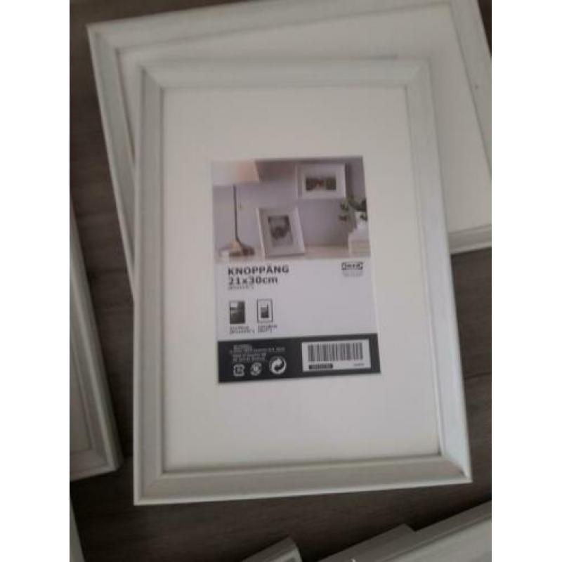 Witte fotolijstjes ikea knoppang