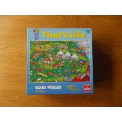 Te koop 4 legpuzzels, 1000 stukjes uit de serie That's life