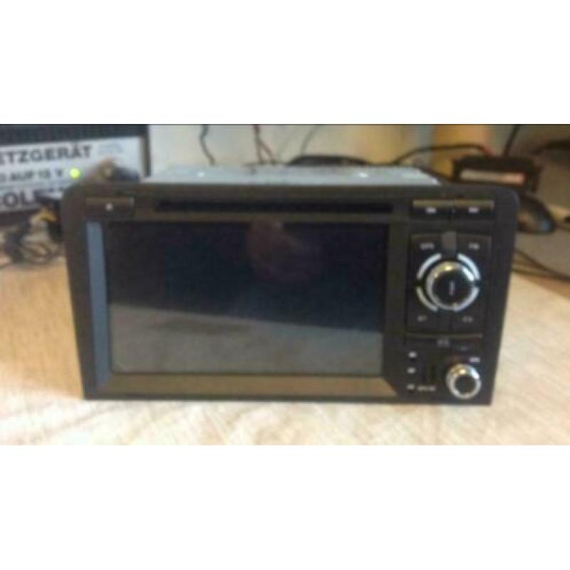 Pasvorm Auto Radio Navigatie Android 8.1 Audi A3 2003/2012