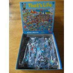 Te koop 4 legpuzzels, 1000 stukjes uit de serie That's life