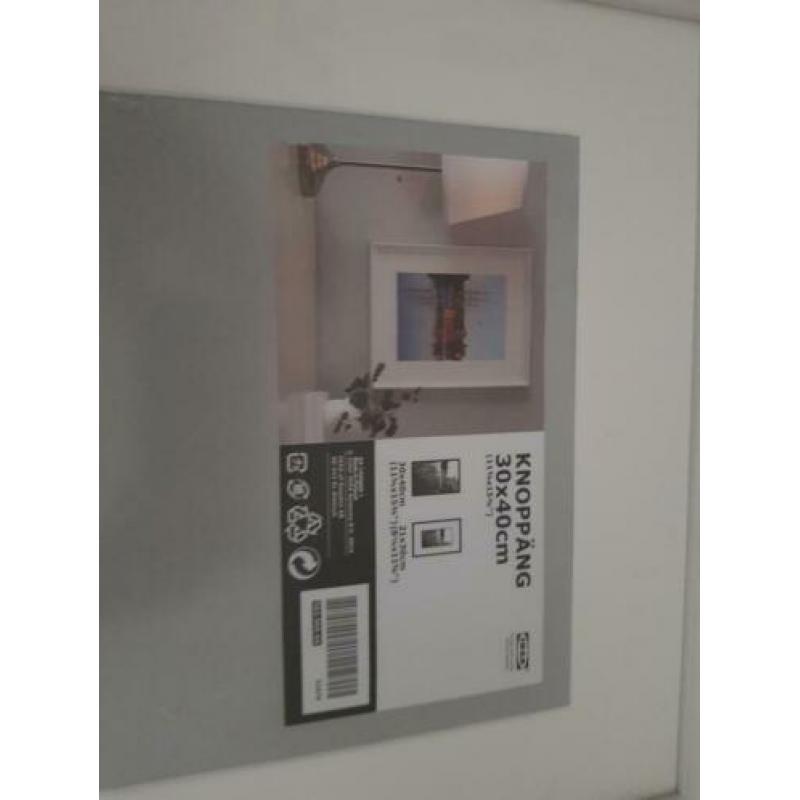 Witte fotolijstjes ikea knoppang