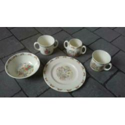 Prachtig vintage Bunnikins servies