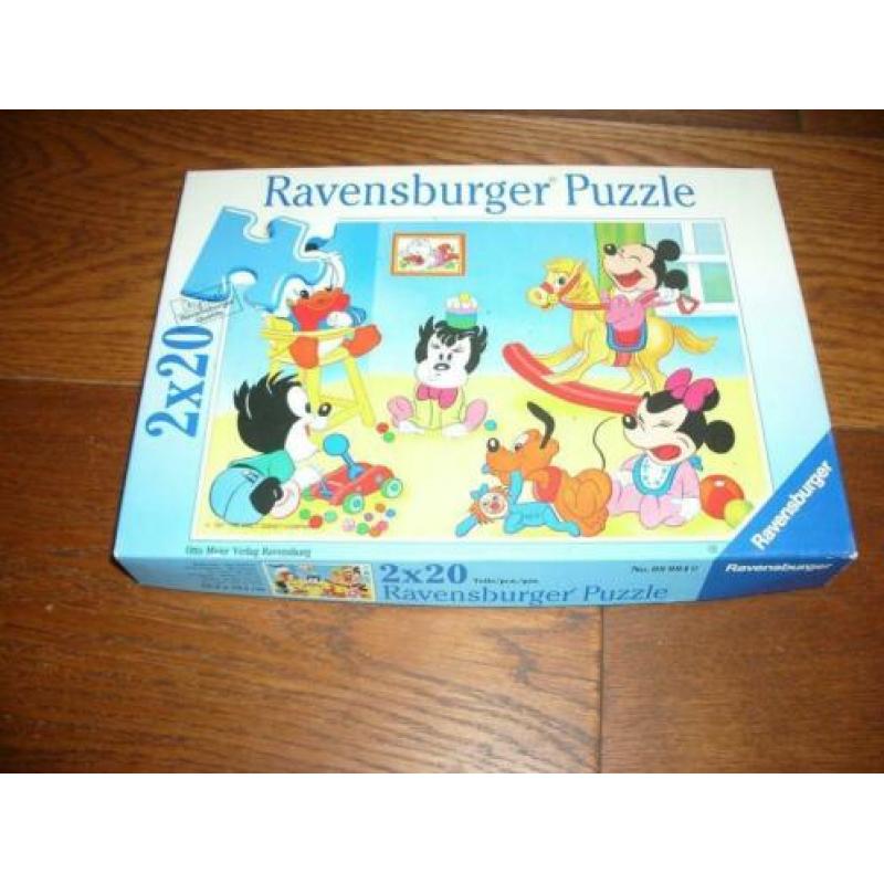 2 jumbo en 2 ravensburger puzzels voor de kleintjes