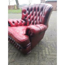 Chesterfield fauteuil oxblood