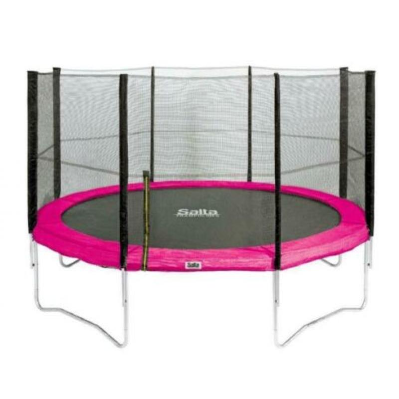 Salta trampoline 427-430 met veiligheidsnet roze 985