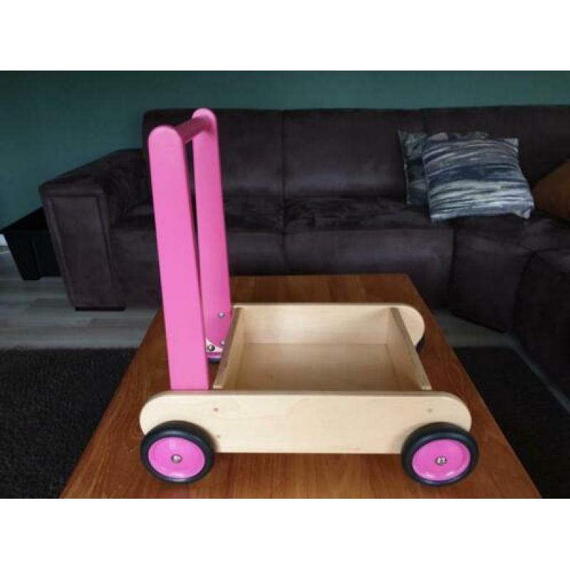 Loopwagen roze