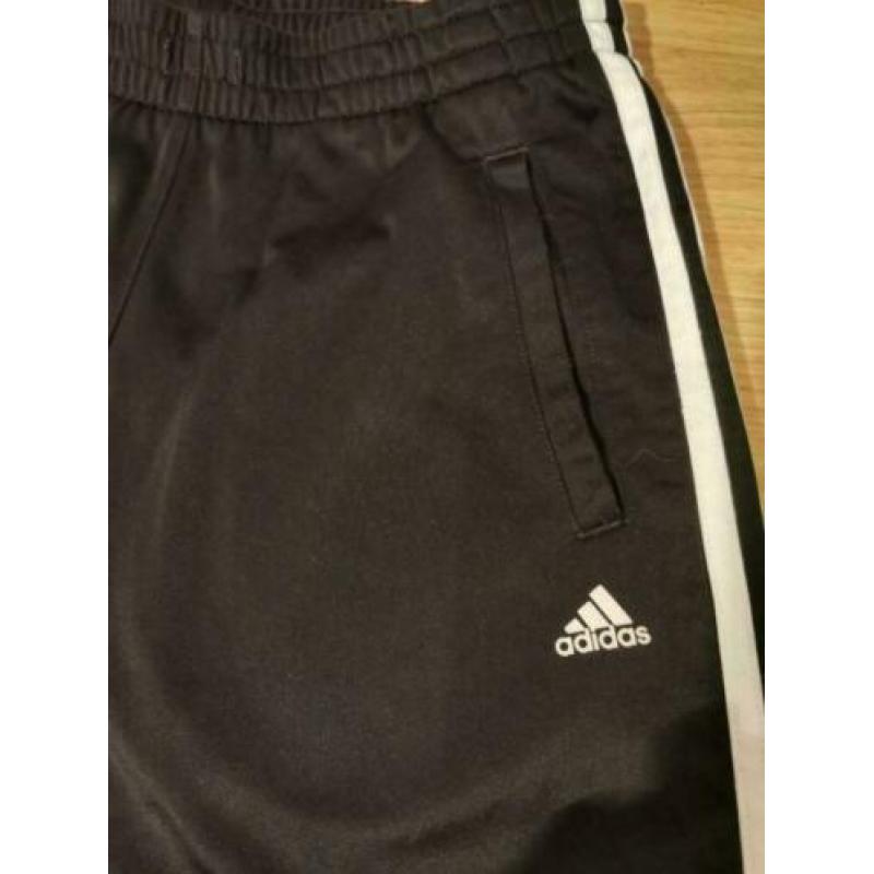 Adidas sportbroek broek trainingbroek zwart zgan xxs