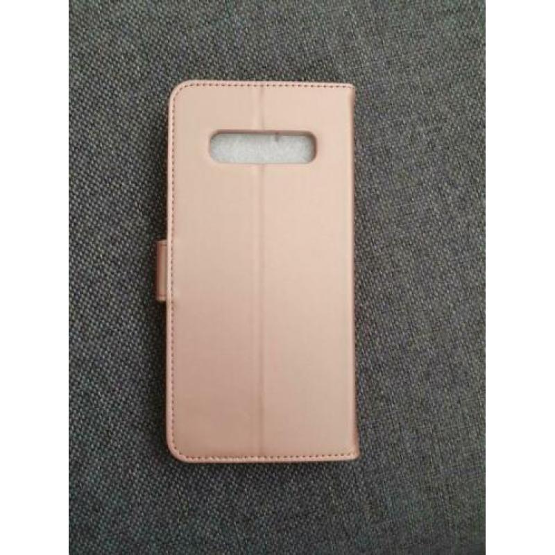 Samsung Galaxy S10+ bookcase rosé gold