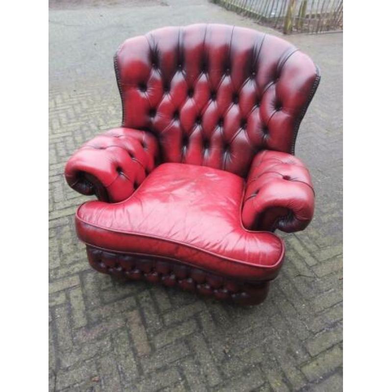 Chesterfield fauteuil oxblood