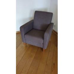 Comfortabele zitstoel/fauteuil.