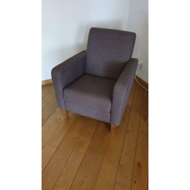 Comfortabele zitstoel/fauteuil.