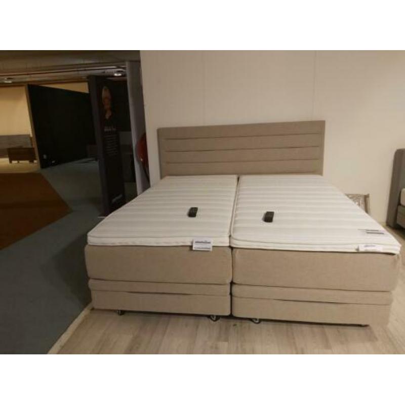 Boxspring Sorisso 180x200 cm met hoog/laag systeem