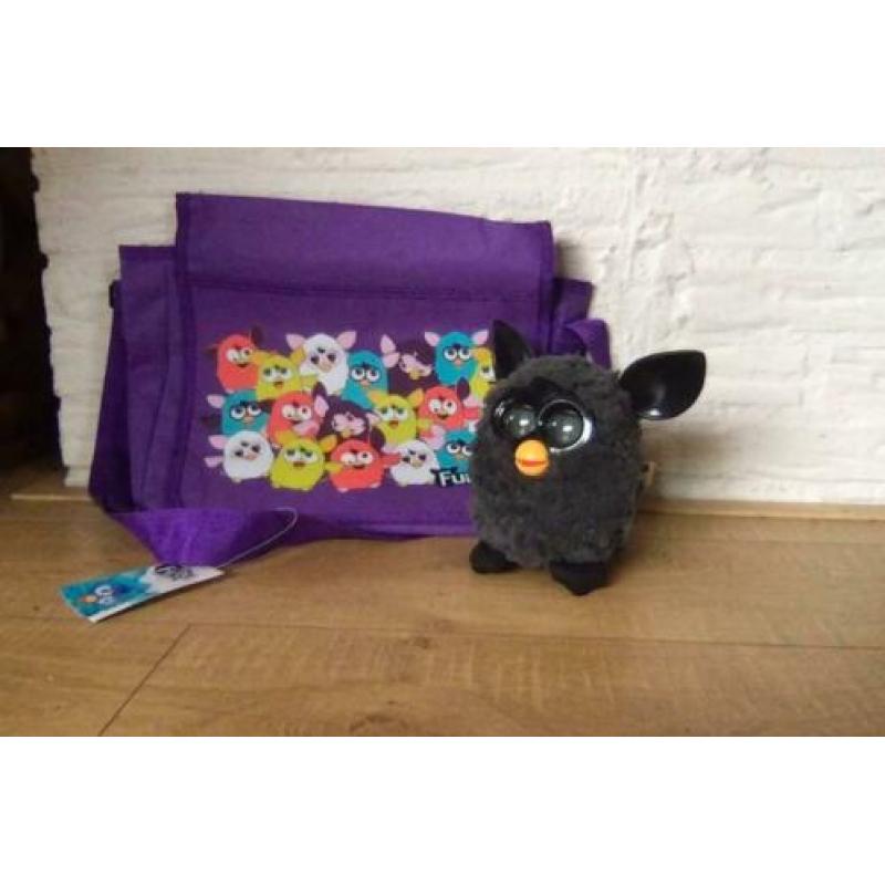 Furby hasbro grijze furbie jongen meisje gratis furby tas