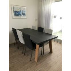 Complete eetset | tafel + 6 stoelen