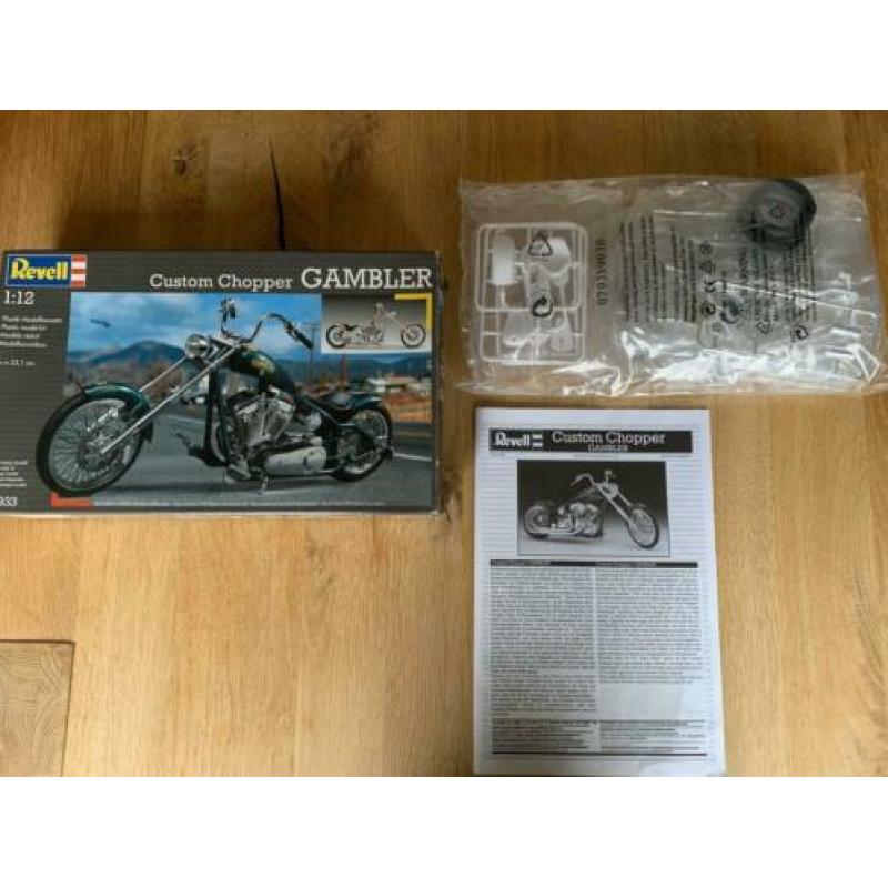 Custom Chopper 'Gambler', nieuw, Revell 07933