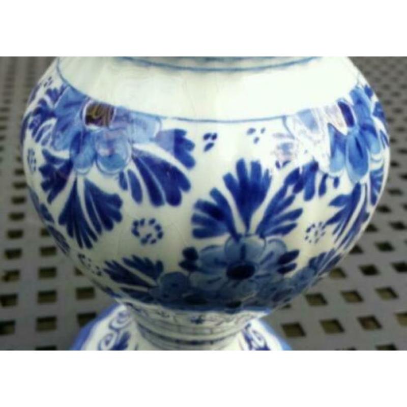 Vaasje de Porceleyne fles Royal Delft, 15,5 cm hoog