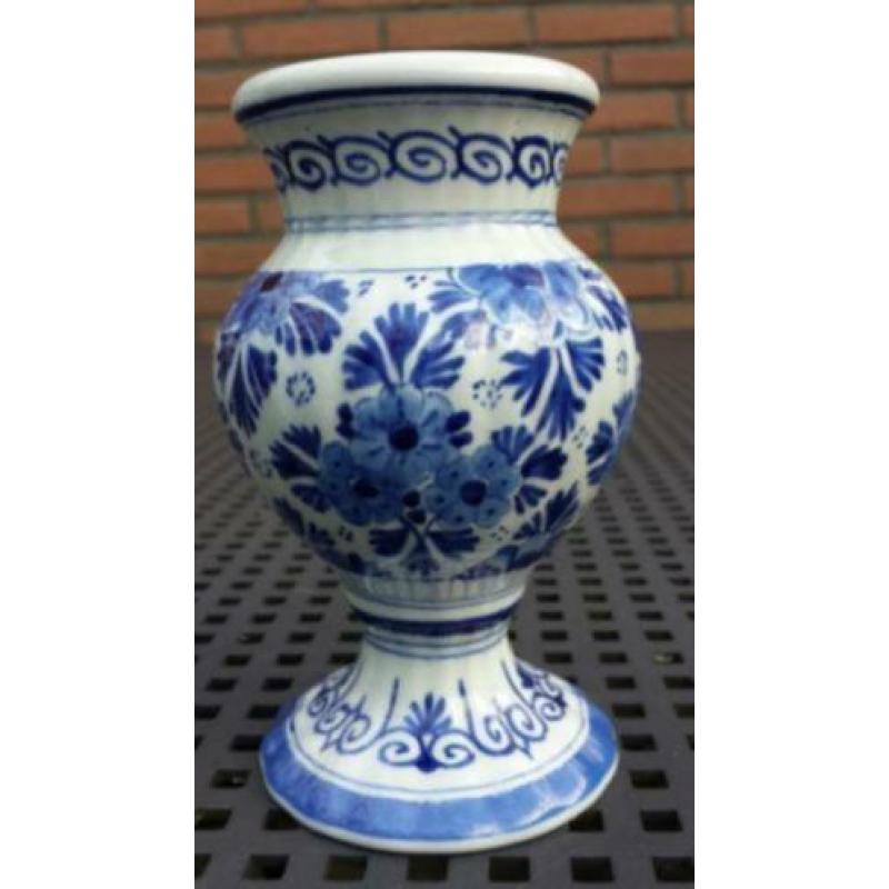 Vaasje de Porceleyne fles Royal Delft, 15,5 cm hoog