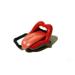 Rolling Stones style telefoon "stick out of tongue" uniek!