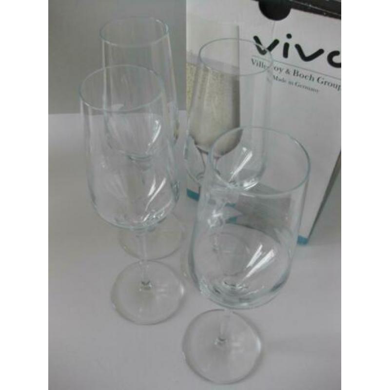 Vivo Villeroy & Boch Group Champagneglas 252 ml 4 stuks