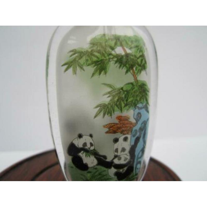 Chinese handbeschilderde snuff bottle, snuifflesje.5339#