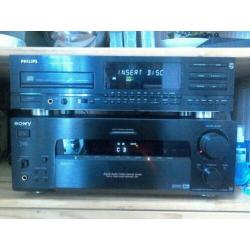 Sony receiver QS STR DB930 MET CD 850 PHILIPS.