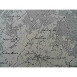 086 / Brugge / Moerkerke / Oostkamp / Beerum Litho 1875