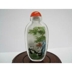 Chinese handbeschilderde snuff bottle, snuifflesje.5339#