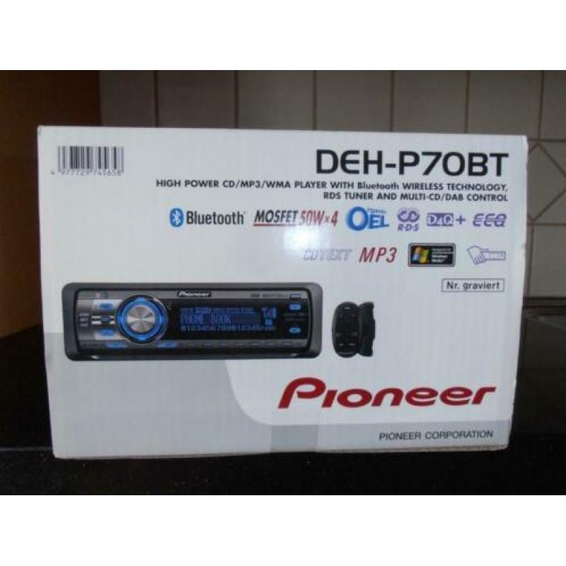 100% NIEUWE Pioneer autoradio/CD met heel veel mogelijkheden