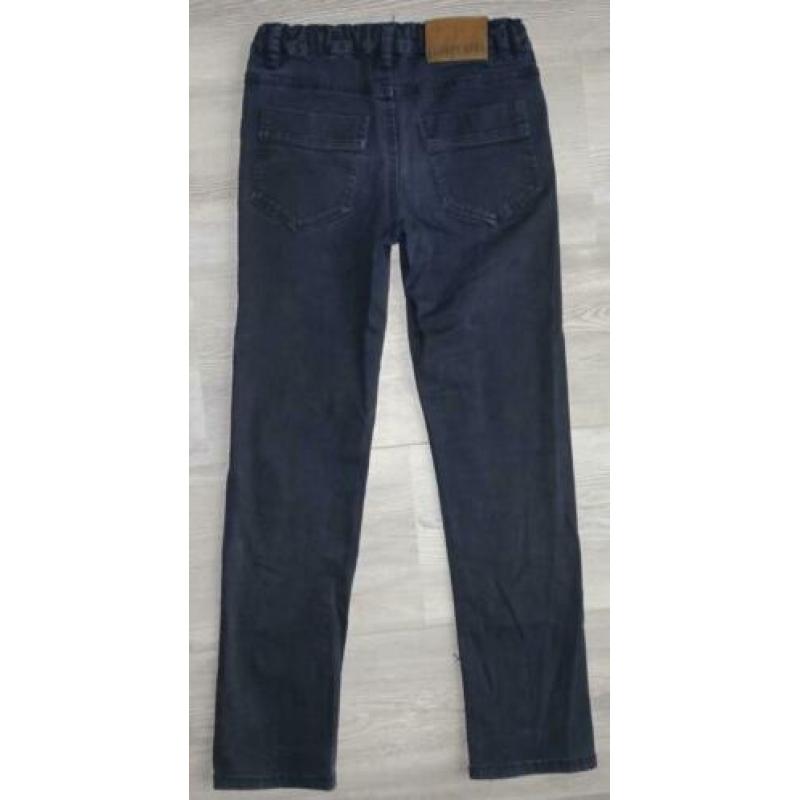 Jeans spijkerbroek donkergrijs slim | 134 | Europe Kids